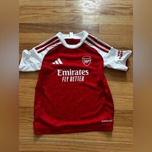 Adidas Arsenal Kids Red Soccer Jersey